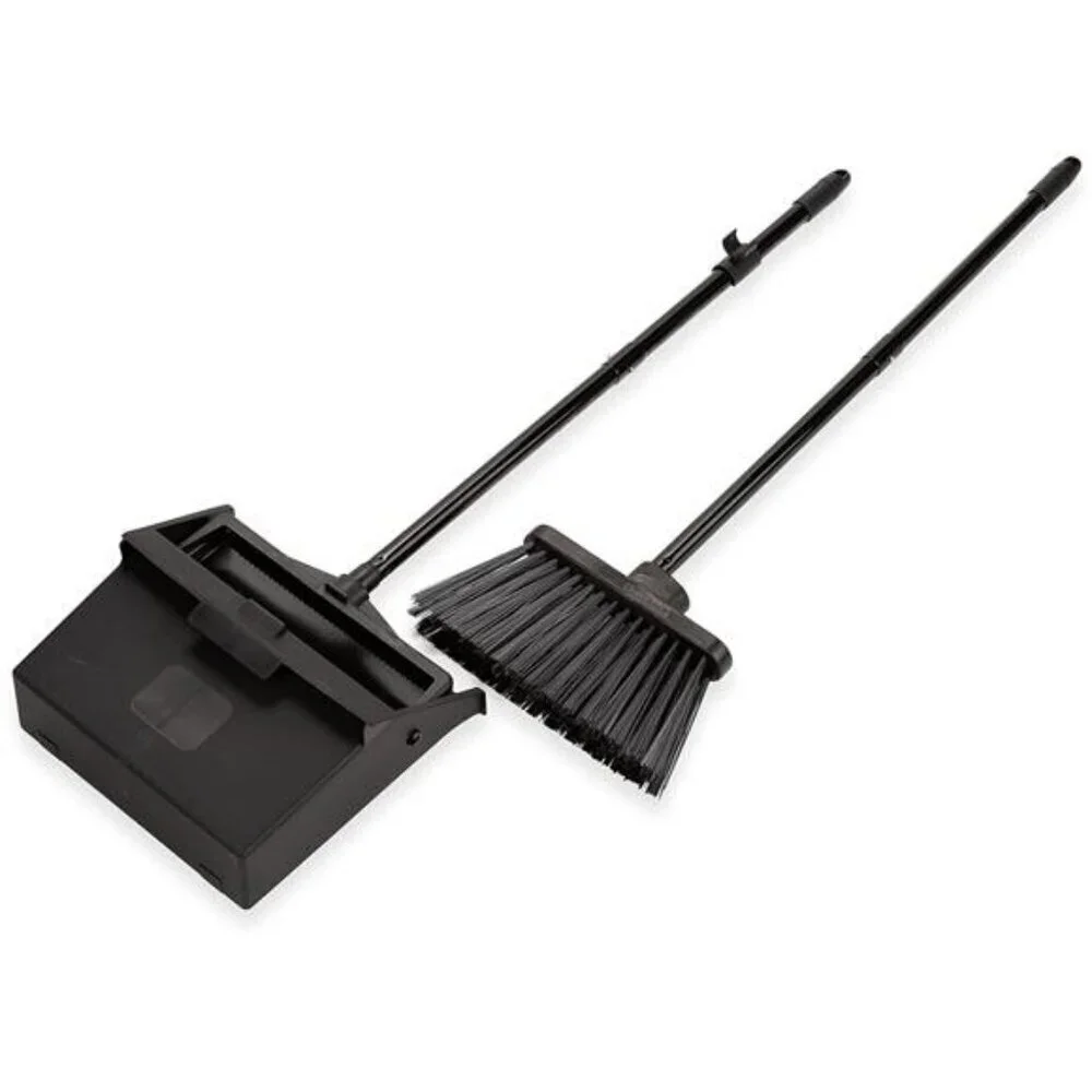 Upright Dustpan and Broom Set Floor Cleaning Office Restaurant Janitorial 36 Inc